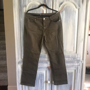 Olive Green Straight Leg Levi’s